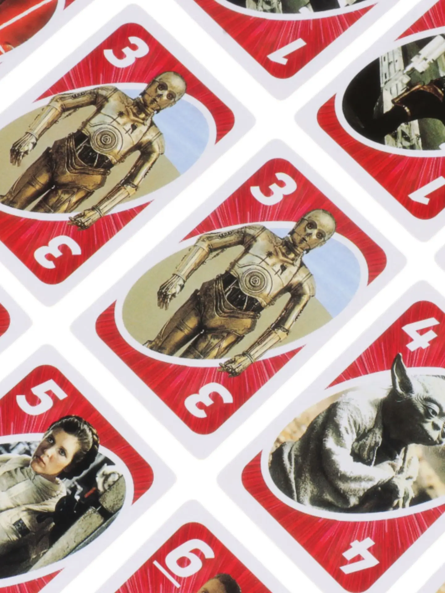 Mattel Games UNO STAR WARS Card Game for Family Night Featuring Tv Show Themed Graphics and a Special Rule for 2-10 Players