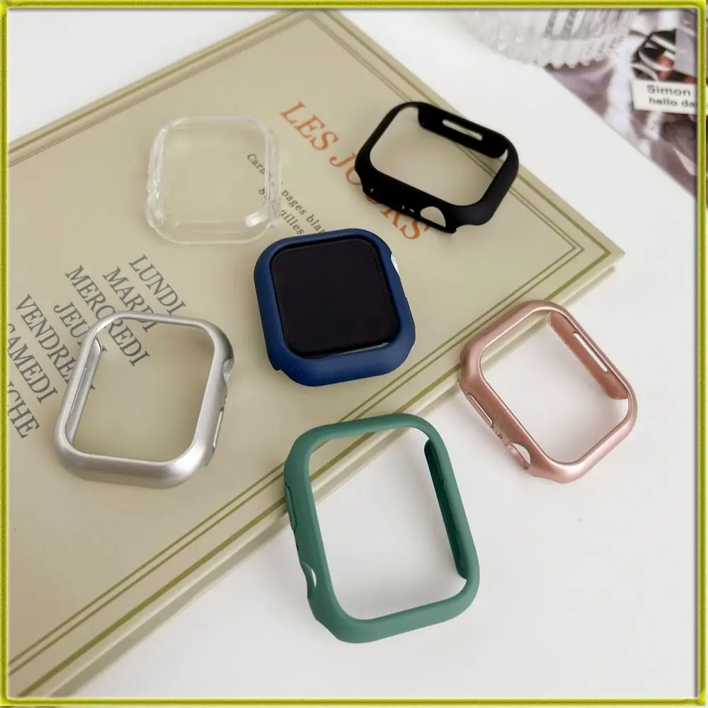

Корпус часов для Apple Watch iwatch7 41 мм 45 мм ПК Пластиковый полуупаковка Жесткий корпус подходит для защитного корпуса Apple Watch