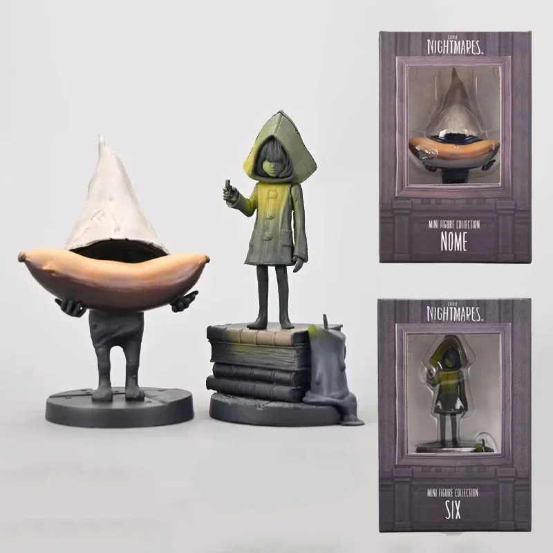 2pcs/set Little Nightmares Nomes Six Anime Game Figure Little