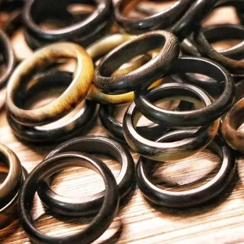 

Authentic natural black donkey hoof , unisex , decorative jewelry, Buddhist bead bracelet, running ring