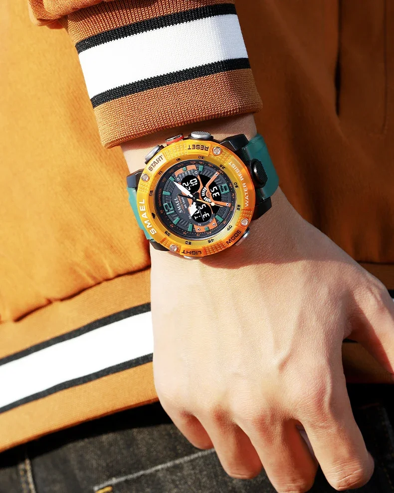 SMAEL 8007 Orologio Sportivo Da Uomo Digitale Per Uomo Orologio Da - Foto 4