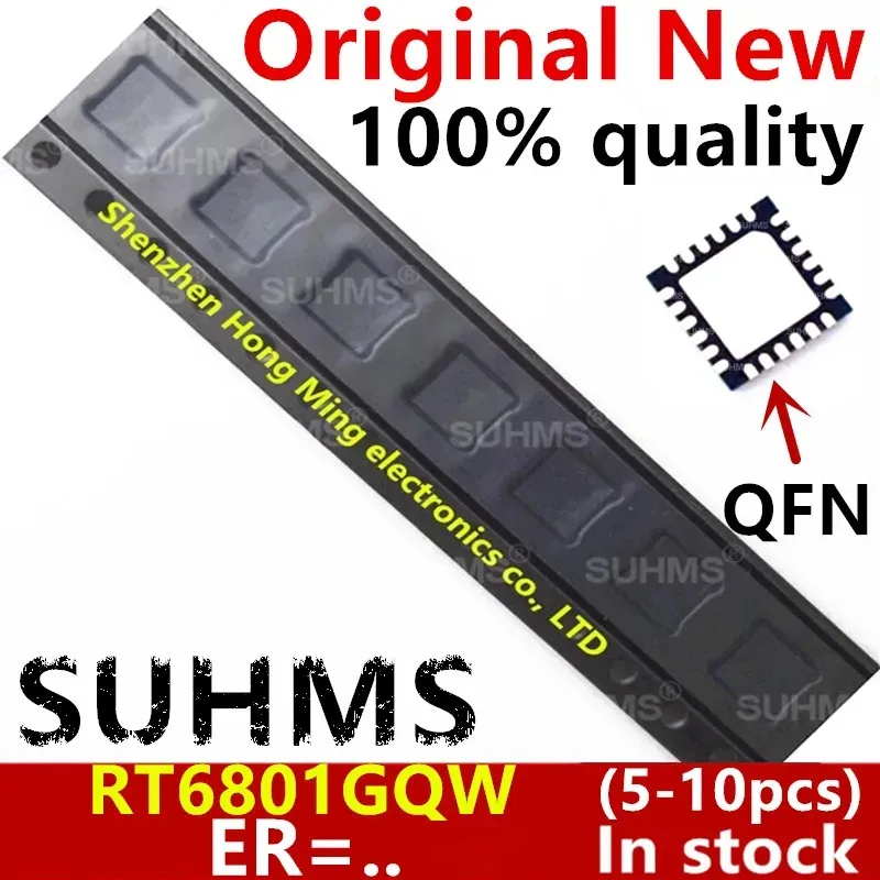 (5-10piece) 100% New RT6801GQW RT6801 For Code: ER=.. QFN-24