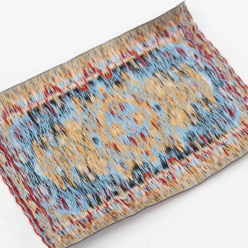 Mini tapis de sol Lea, accessoires de décoration bricolage, meubles de maison de poupées, 12e