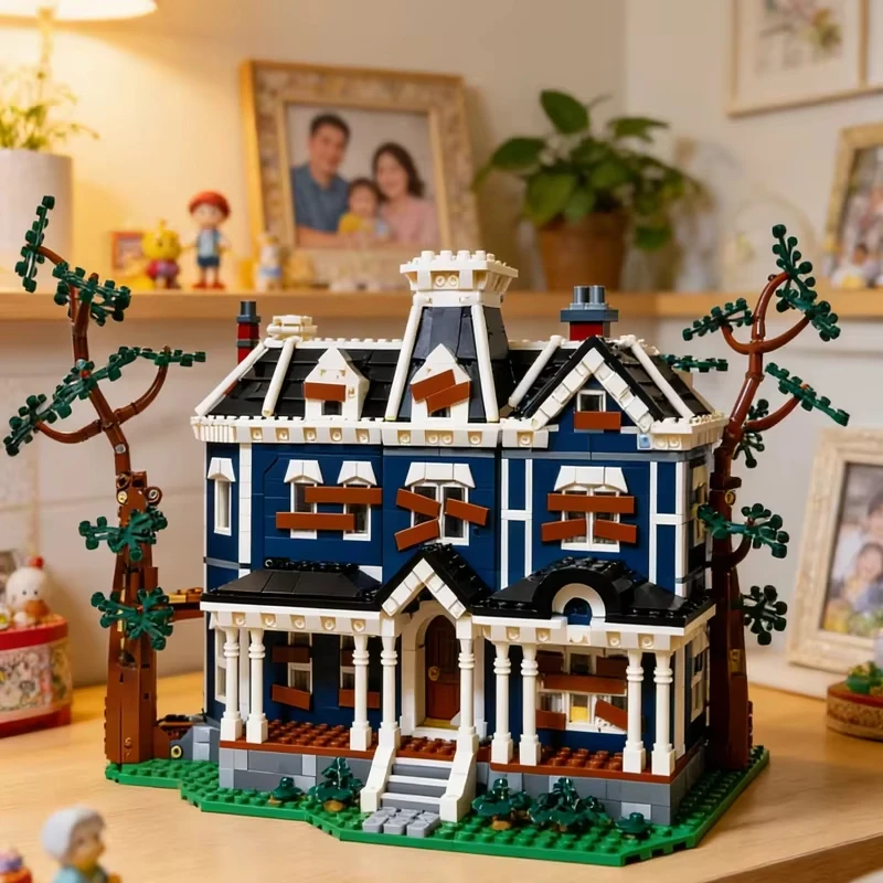 

2026 New Science Strange Events TV Series Creel House sets Urban Building Blocks Children's Toys Gifts