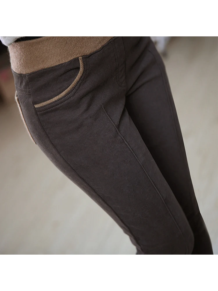 Warm Velvet Elastic Legging female Women Pants Female Streetwear Clothing Pencil Skinny Trouser 2023 Autumn Winter Plus 6xl