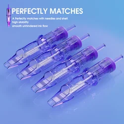 20PCS Professional Pro Round Magnum RM Tattoo Needles Sterilized Permanent Makeup Needle Tattoo Cartridge For Tattoo Artist