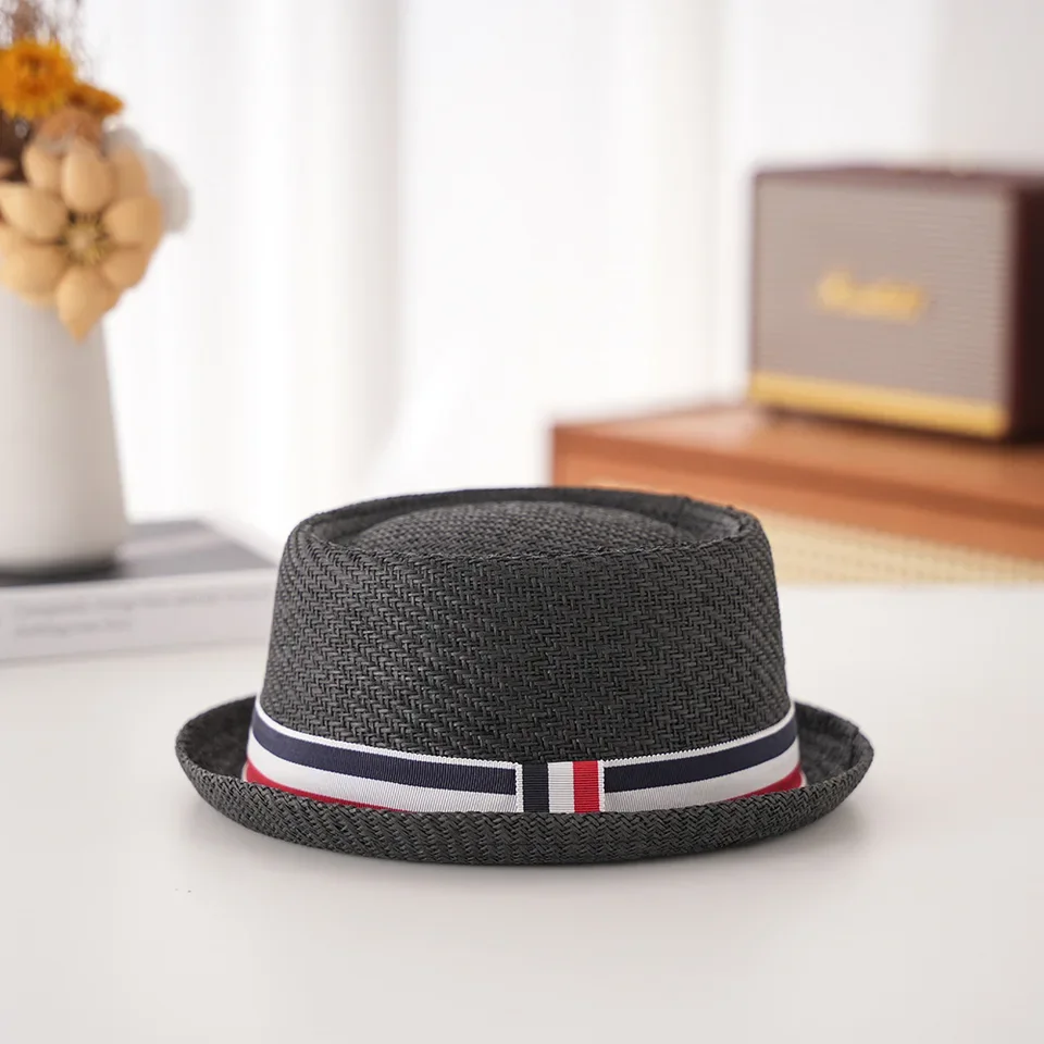 

Summer Duckbill Round Dome Hat - Short Brim Jazz Cap for Women, Outdoor Travel & Shopping