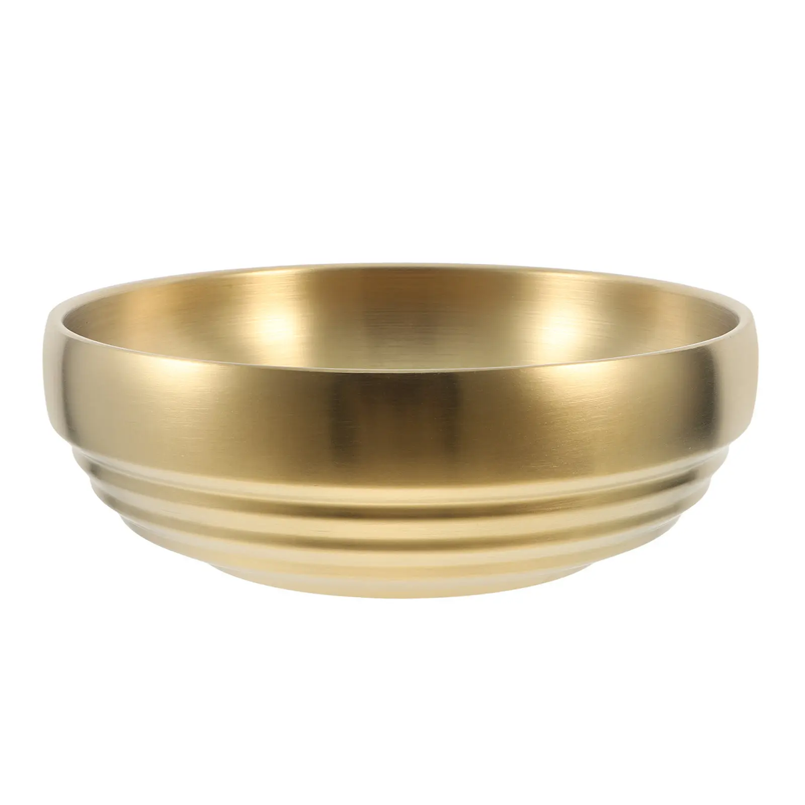 Tazón de Acero Inoxidable de Doble Aislamiento de Alta Resistencia y Gran Capacidad para Ramen Coreano y Japonés, Fideos Fríos, Ensaladas y Mezclas
