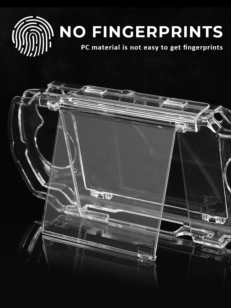 Custodia protettiva con guscio rigido in cristallo DATA FROG per custodia per Console PSP 1000/2000/3000 borsa per disco da gioco per protezione PSP UMD