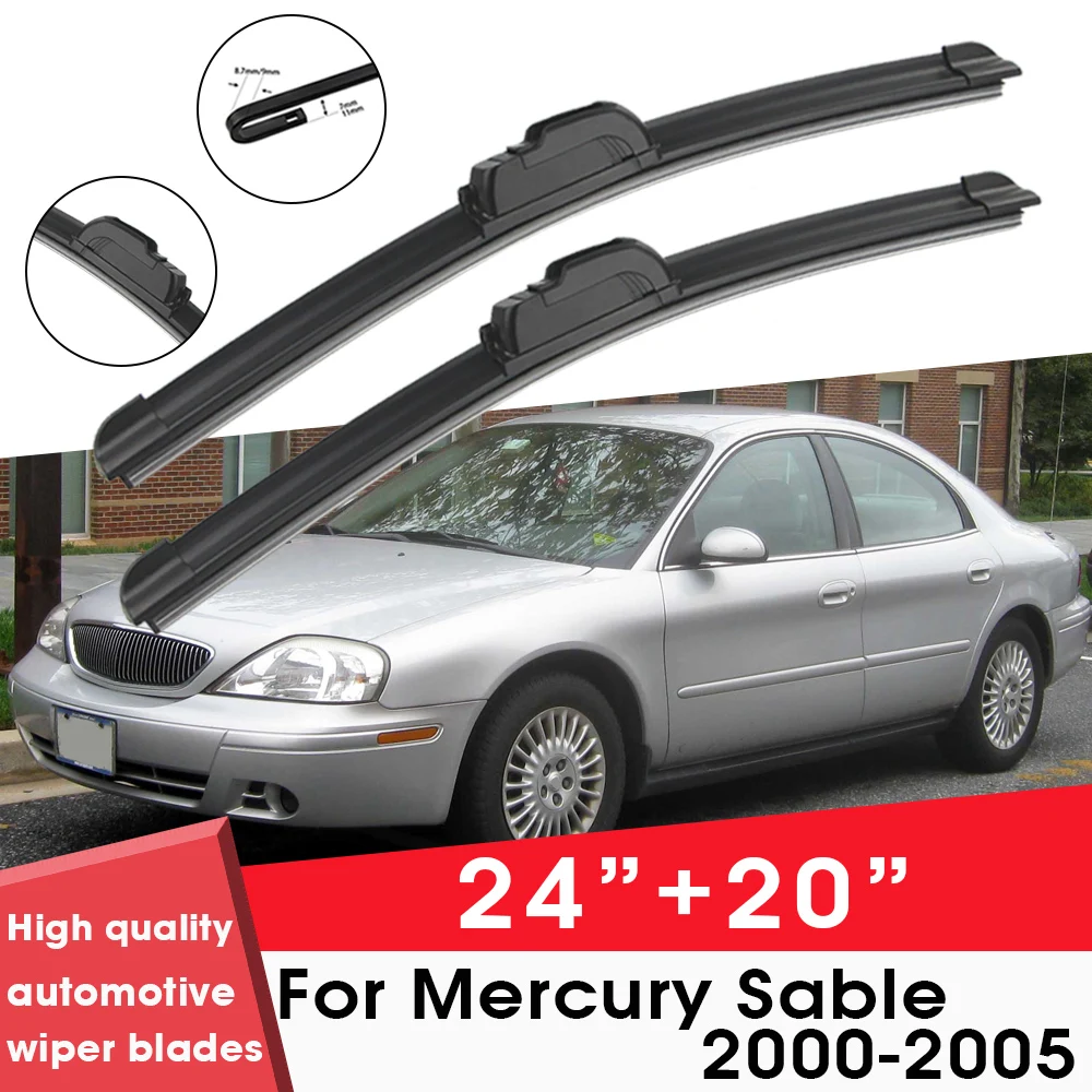 

BEMOST Car Wiper Blades Front Window Windshield Rubber Refill Wiper For Mercury Sable 2000-2005 24"+20" Car Accessories