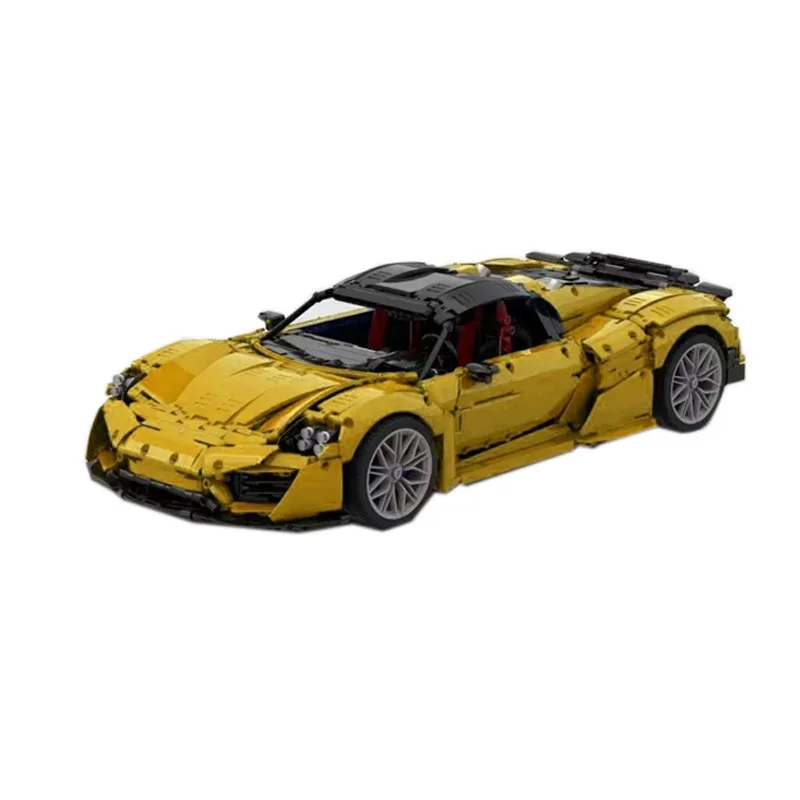 New MOC-172169 Classic Sports Car 3981PCS Scale 1:8 Racing Supercar Building Block Model Toy Boy Birthday DIY Christmas Gift