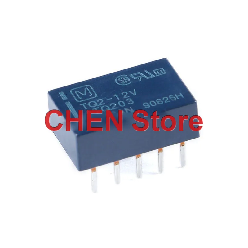 2PCS Original Matsushita Relay TQ2-5V TQ2-12V TQ2-24V Dark Blue 5V 12V 24V TQ Series Signal Relay Two Open Two Closed 1A 10PIN