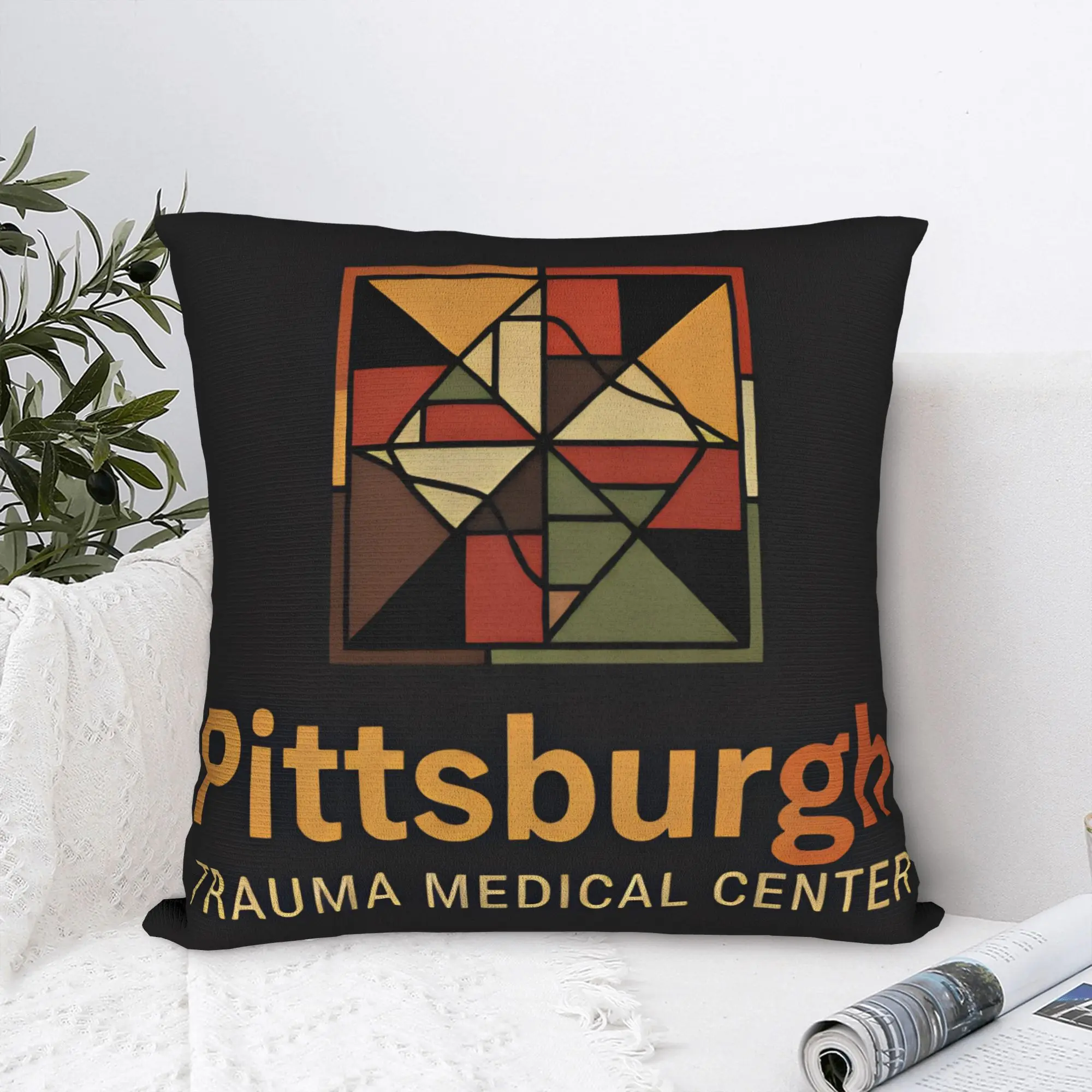 Pillow Case Pittsburgh Trauma Medical Center Design  Pillow Cover For Wedding Party Home Decor Kawaii Pillowcases
