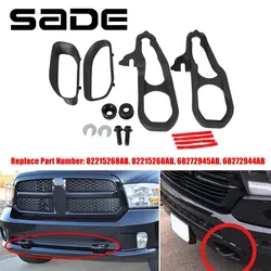 Heavy Front Car Tow Hooks Left & Right For Dodge Ram 1500 DT with 3.6L 5.7L Engine 2019-2022 Replaces 82215268AB 68272945AB