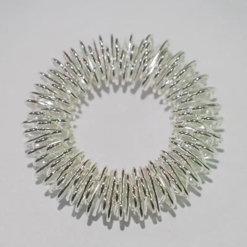 Finger Massager Spring Spiky Sensory Finger Spring Rings Relief Stress And Anxiety Finger Toys Finger Lose Weight