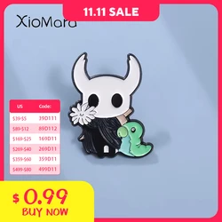 Anime Game Brooch Hollow Knight Character Enamel Pins Cartoon Anime Badge Decorative Brooch Shirt Lapel Pin Jewelry Accessory