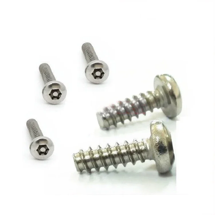 M4x13mm-19mm stainless steel round head hexgonal flat six stars plum anti-theft flat tail self-tapping screws