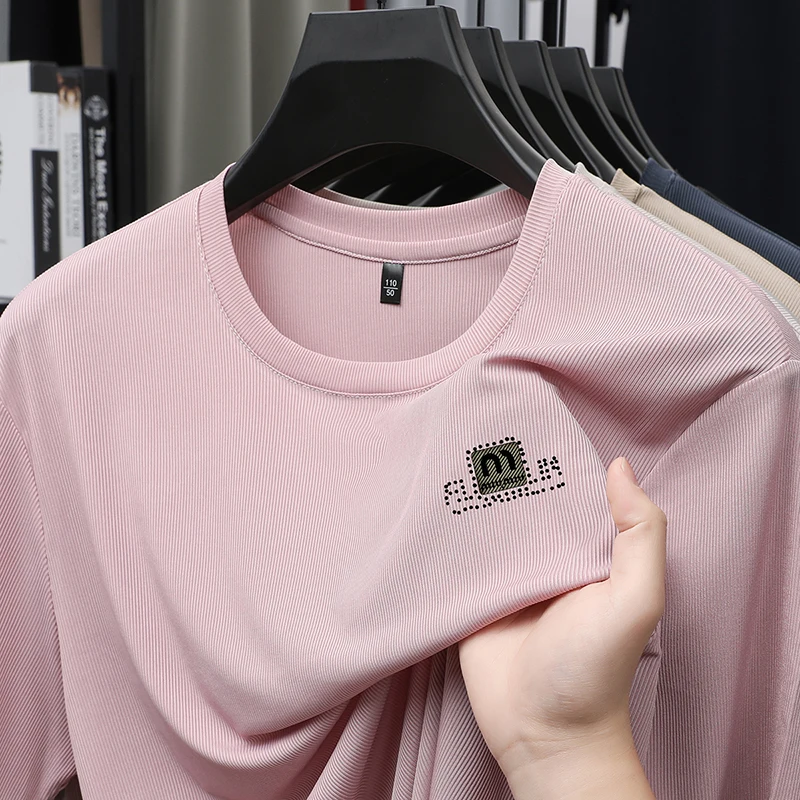 تي شيرت رجالي عالي الجودة بأكمام طويلة لربيع وخريف 2025 سويت شيرت جديد برقبة دائرية، بلوزة فضفاضة في منتصف العمر