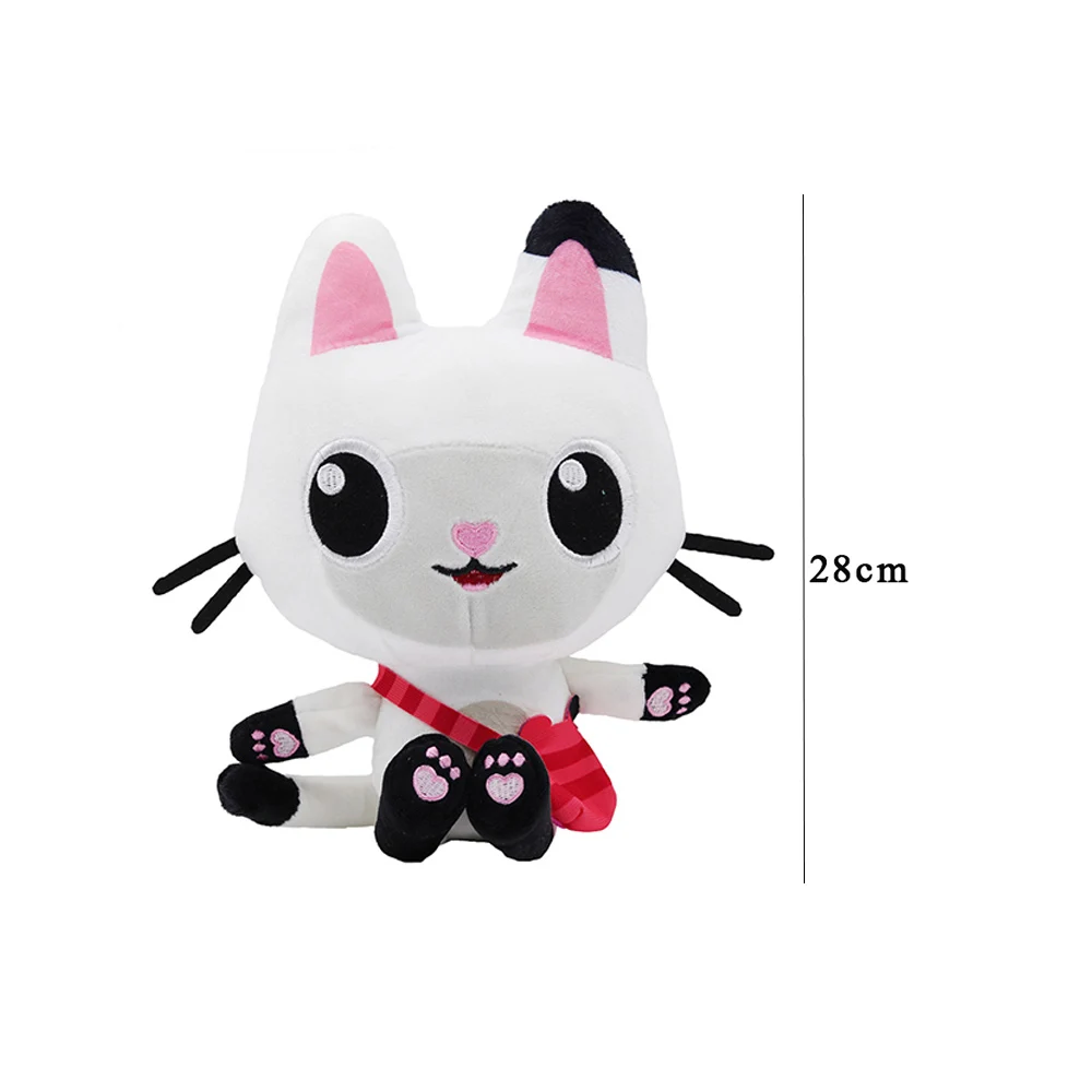 Nuovissimi Peluche della Casa di Gabby in 8 Stili, Giocattoli Cartoon Mercat, Animali di Peluche Gatto Sirena, Regali di Compleanno e Natale per Bambini