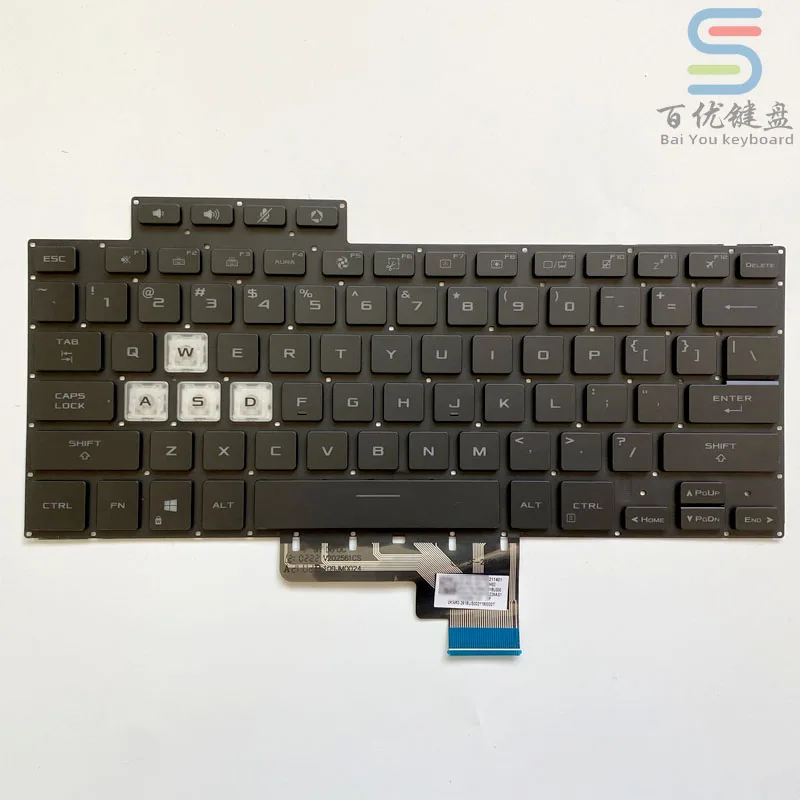 

For ASUS ROG Ice Blade 6 Dual Screen Keyboard GX650R 2022 Notebook Keyboard Replacement