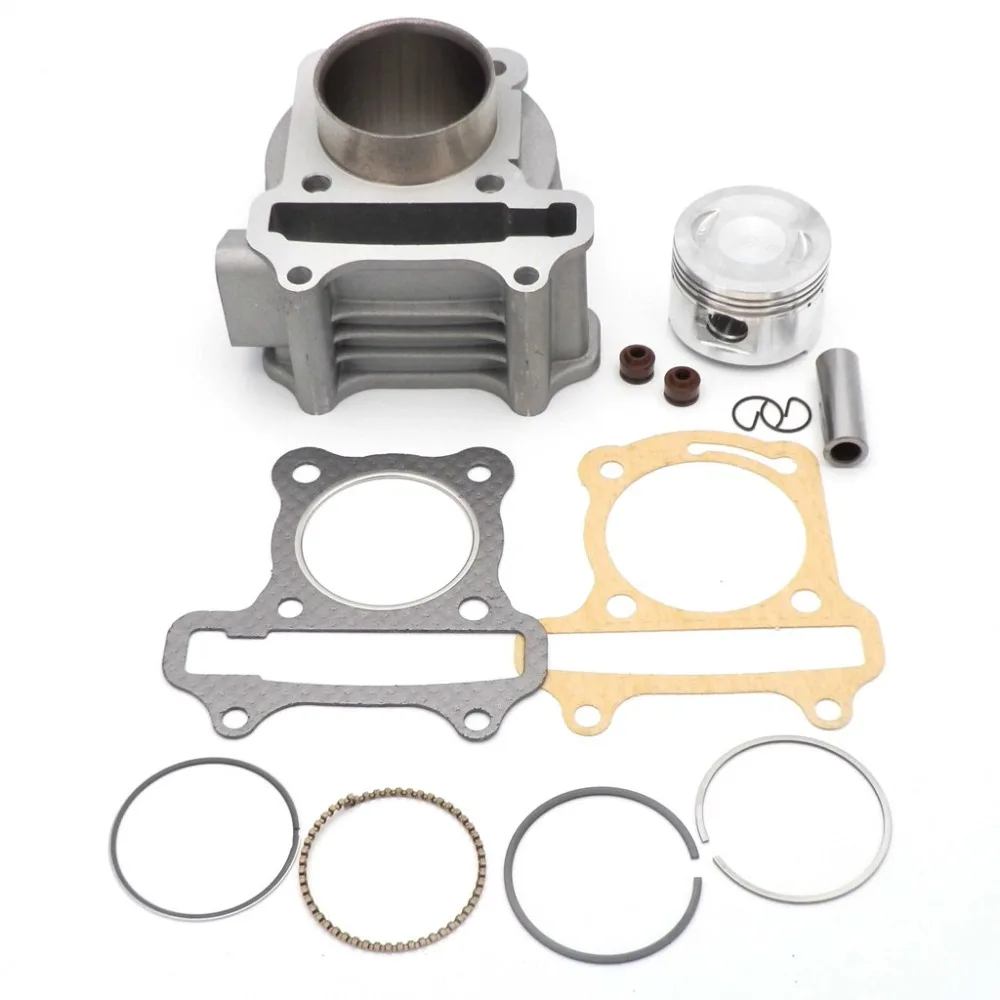 80CC BIG BORE PERFORMANCE CYLINDER KIT 47mm Gasket FOR SCOOTERS WITH GY6 50cc QMB139 MOTORS  Moped Parts