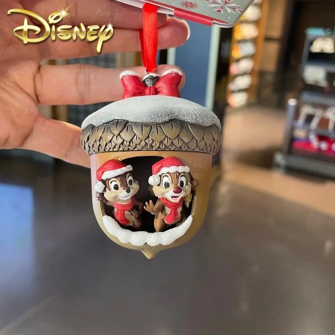 

Disney Chip 'N' Dale Christmas Decorate Lovely Cartoon Christmas Tree Pendants Gift Jewelry Souvenir Children Christmases Gift