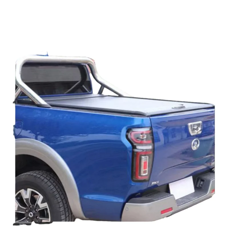 High Quality Aluminum manual pickup tail box truck bed retractable roller lid Tonneau cover