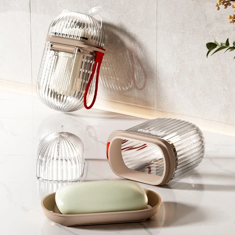 Portasapone portatile scatola di immagazzinaggio sigillata scatola di sapone da viaggio impermeabile per la casa da bagno custodia per sapone organizzatore per contenitori di sapone da esterno