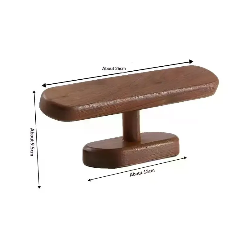 Walnut Color Watch Bracket Display Holder Jewelry Bracket Chain Anklets Hanger Stand Racks Organizer For Counter Shows