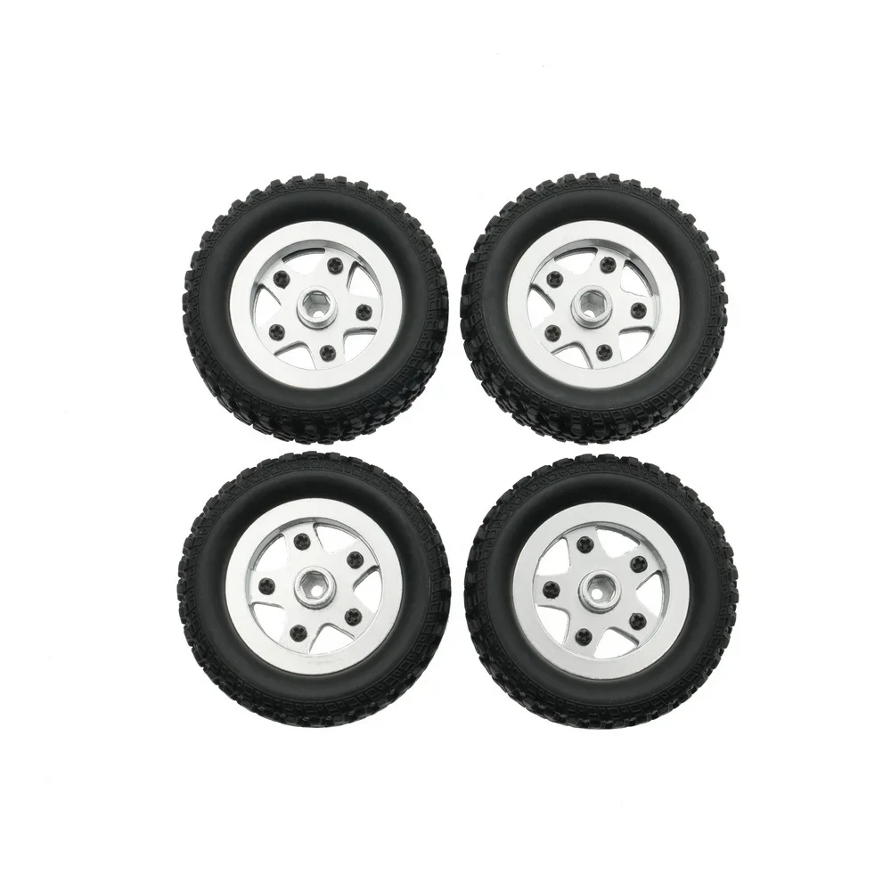 

4pcs 60mm for MN82 LC79 MN99 Metal Beadlock Wheel Rim Hub Tire Tyres For MN99S MN98