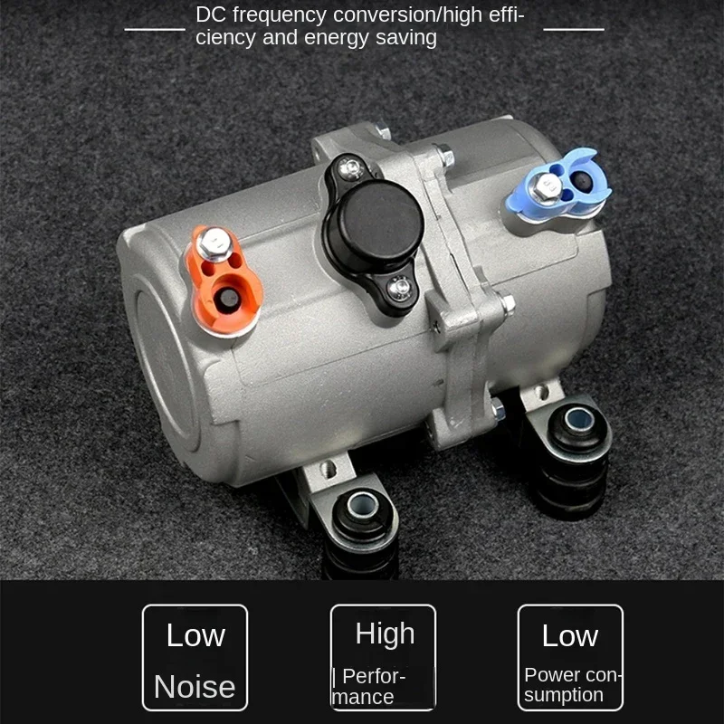 2025 Small 220vCar Air Conditioning Refrigeration Modified Electric Compressor 24V Parallel DC Inverter Air Conditioner Pump 12V