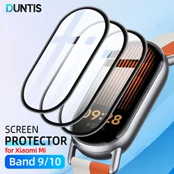 Xiaomi Mi Band 9 için Ekran Koruyucu 3D Kavisli Koruyucu Ultra-HD Tam Kapsama Anti-çizik Film Xiaomi Band 9 için (Cam Değil)
