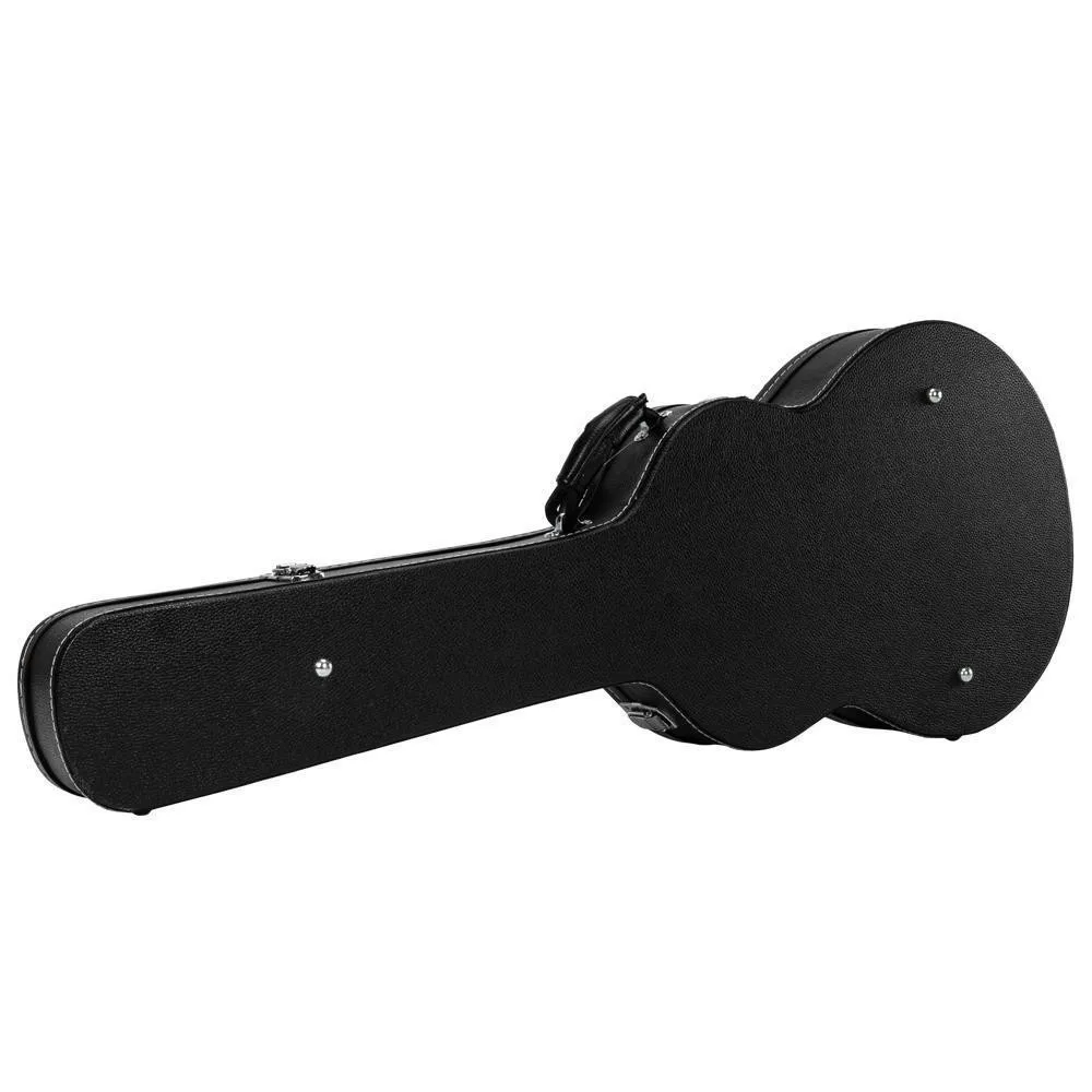 Funda dura para guitarra eléctrica estilo 335, superficie de bulto de microgrotura