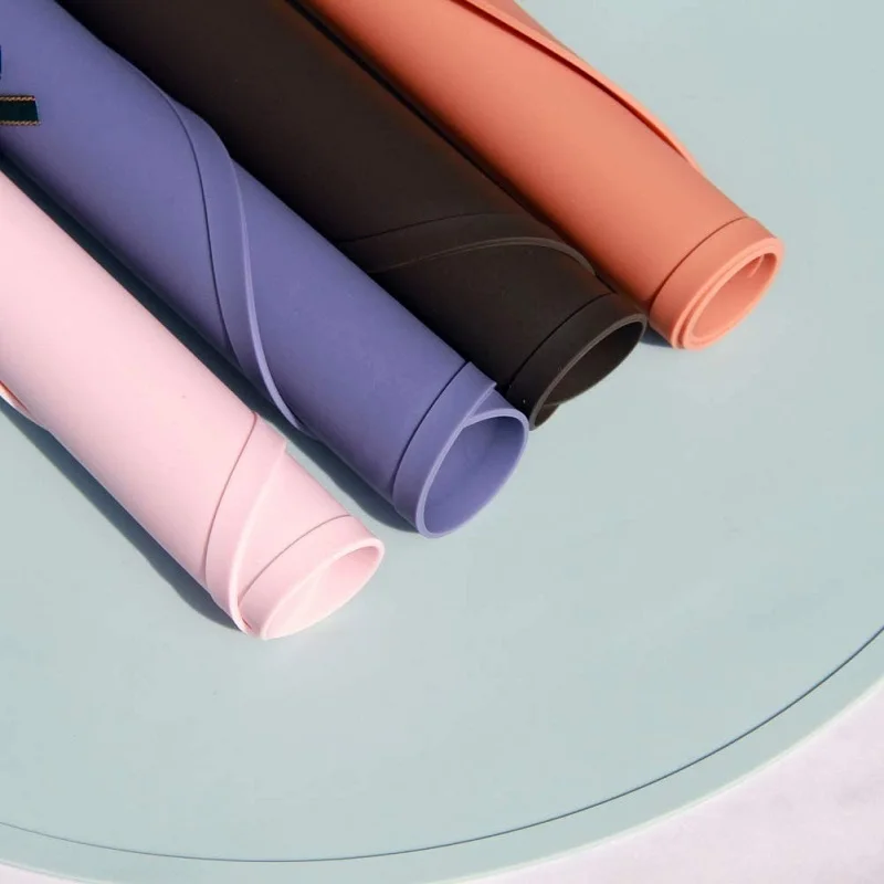 1/4/6pcs Waterproof Silicone Placemats Oil-Proof Wipeable Dining Mat for Kitchen Patio Indoor Outdoor Pet-Friendly Table Mats