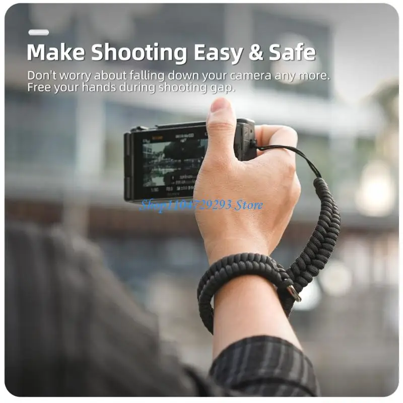 

Y2GD Durability Braided Camera Wrist Strap for Cameras Lanyard with 1/4In Screw Mount