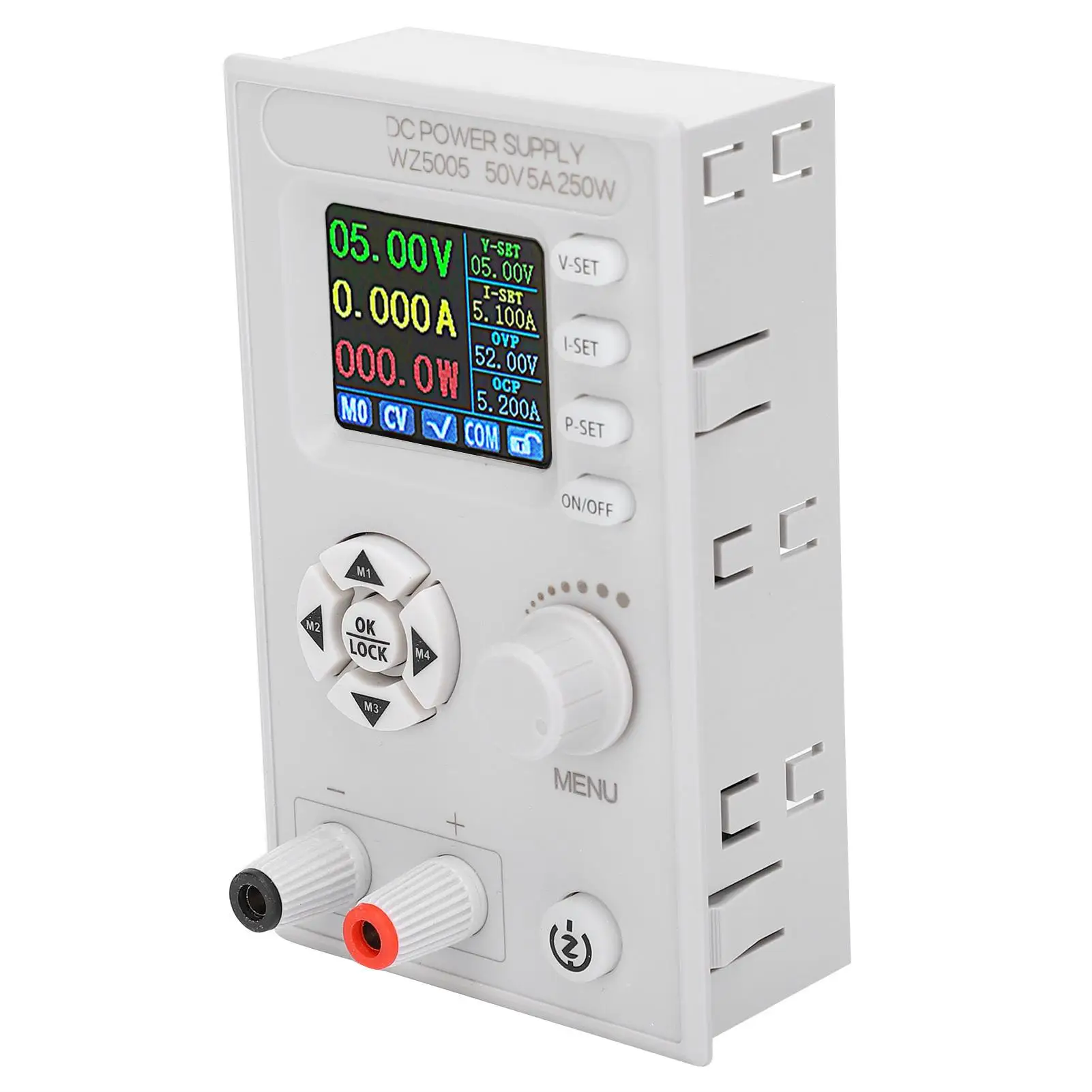 Adjustable DC Regulated Power Supply 6-55V with Digital Control & LCD Display - 4-Digit Precision WZ5005