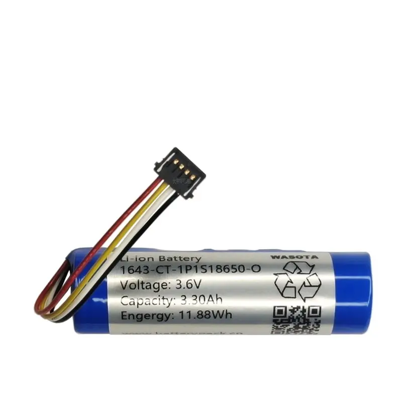 

1643-CT-1P1S18650-O LC06 Heat Portrait Rechargeable Lithium Battery Pack
