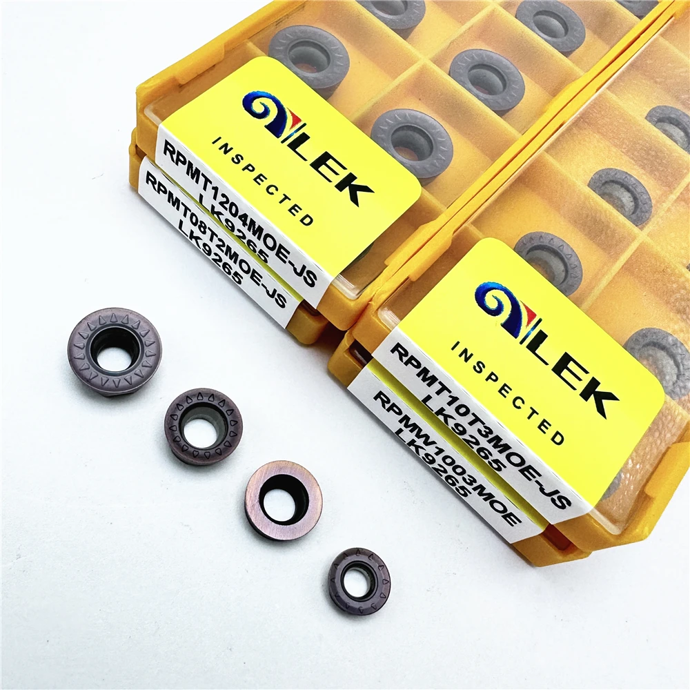 RPMT08T2 RPMW1003 RPMT10T3 RPMT1204 RPMT1606 LK9265 Milling Carbide Insert CNC Lathe Cutting Tools Steel Processing