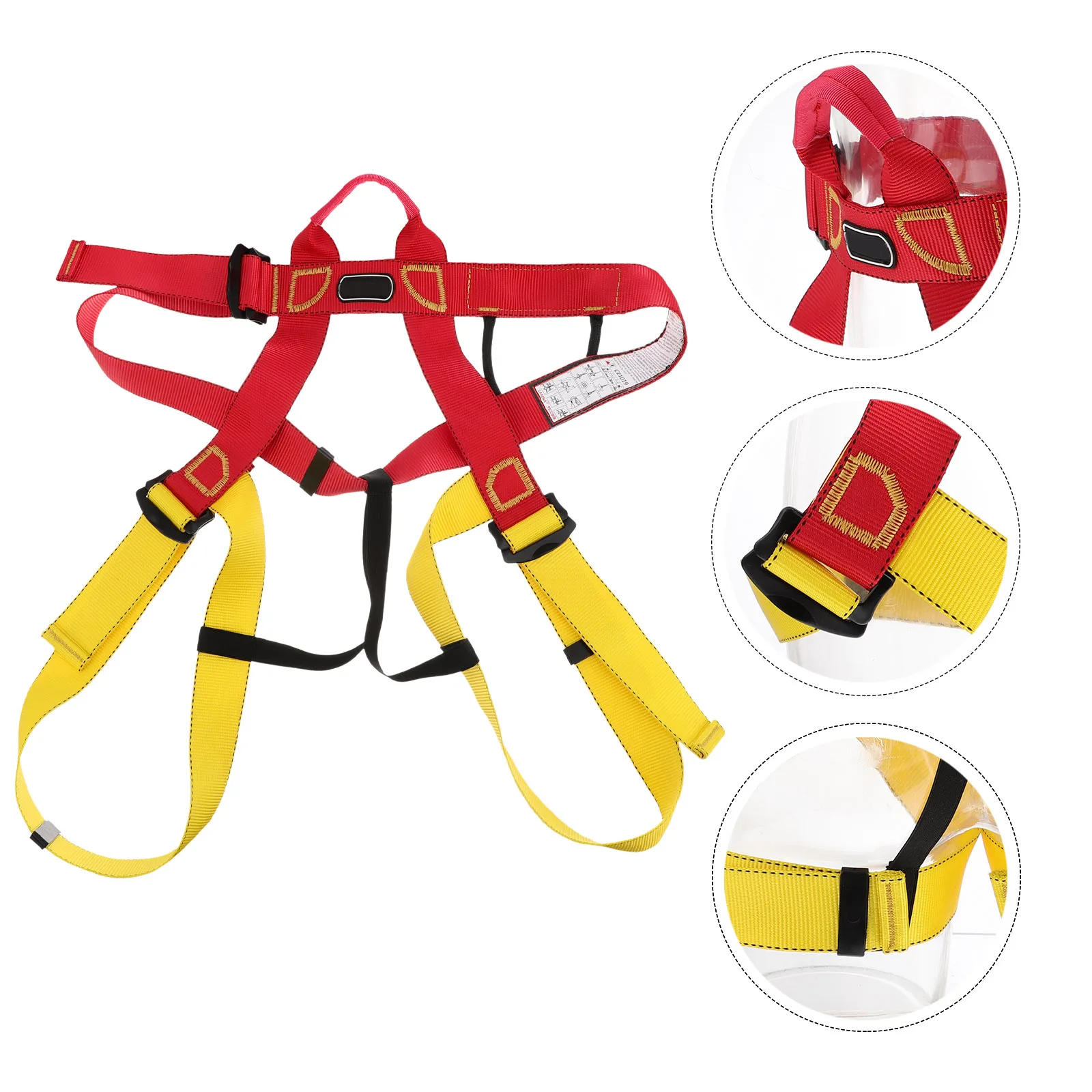 

Professional Climbing Safety Belt High Strength Anti Falling Half Body Harness for Mountaineering Tree Climbing Size
