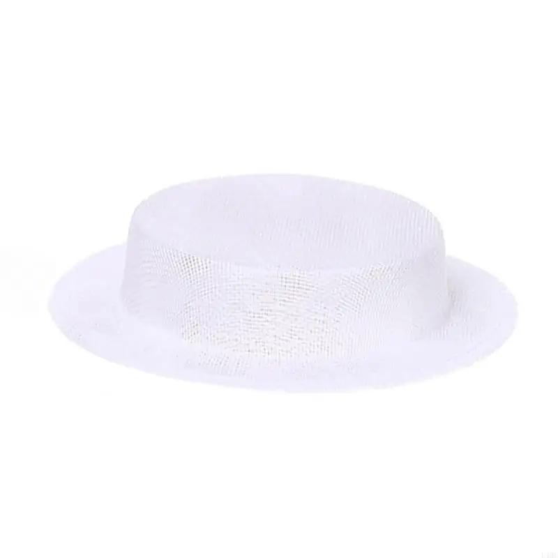 Eleganti fascinatori modellini cappello da base cappellino per pillbox per festa trucco L4MC