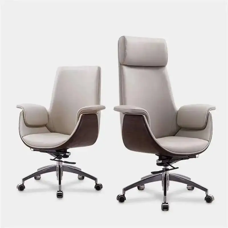 

Chairs European-style Swivel Leather Home Backrest Office Computer Chair Office Furniture Lift Armchair Boss Office Game Chair L