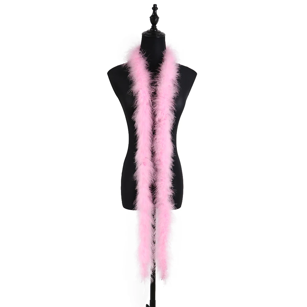 11 gram kalkoenveer boa pluizige maraboe veren sjaal bruiloft kleding accessoires vakantie decoraties naaien versieringen 2 meter