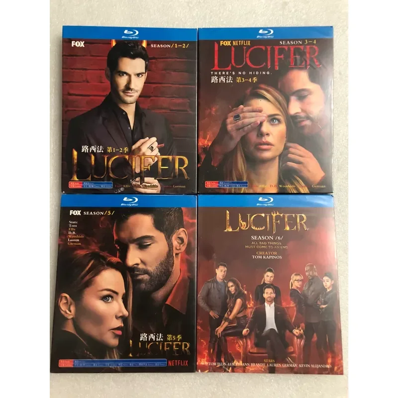 Lucifer Season 1 to 6 Blu ray Disc Brand New Unopened 12 Disc Boxed Collector Edition High Definition Image Quality