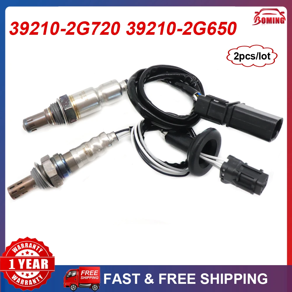 

2PCS New 39210-2G720 39210-2G650 Up&Downstream O2 Oxygen Lambda Sensor For Kia Sportage 2.0L Turbo 2011-2018 234-5147 234-4444