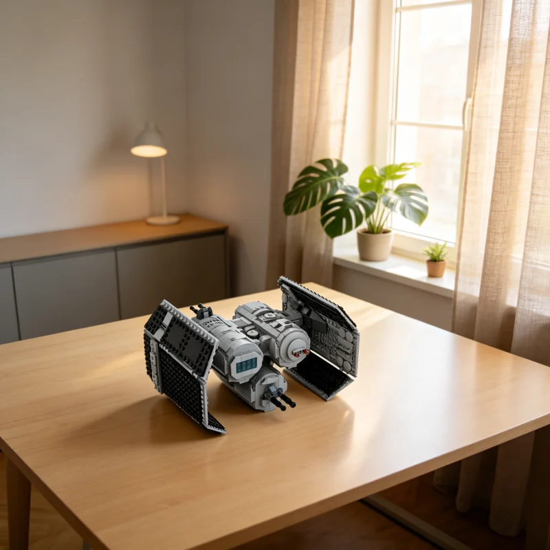 

1079pcs MOC TIE Lander MK2 Star Battle Model Building Blocks Construction Christmas Gifts Toy Creative DIY Idea Assemble Brick