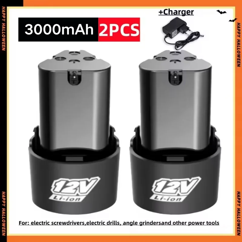 

Original 12V Universal Rechargeable Lithium-Ion Battery,Suitable For Electric Screwdriver, Pistol Drill, Mini Angle Grinder Tool