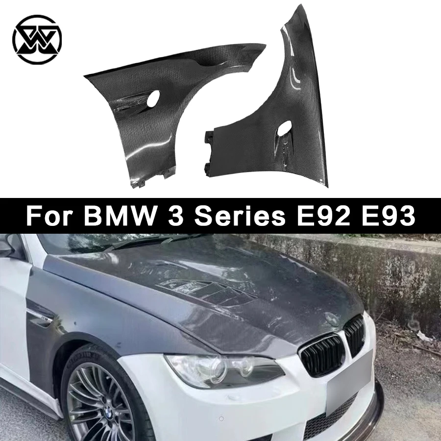 

For BMW 3 Series E92 E93 Carbon Fiber Front Bumper Side Fenders Air Vent Cover Trim Splitter Auto Parts Body Kits