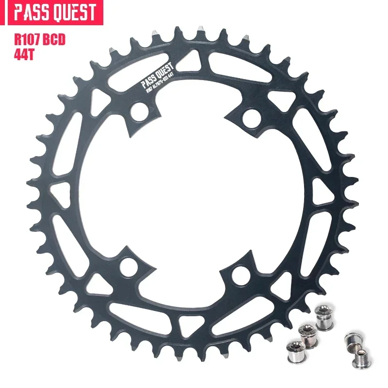 PASS QUEST ラウンドチェーンリング 107BCD Sram ライバル AXS 12S