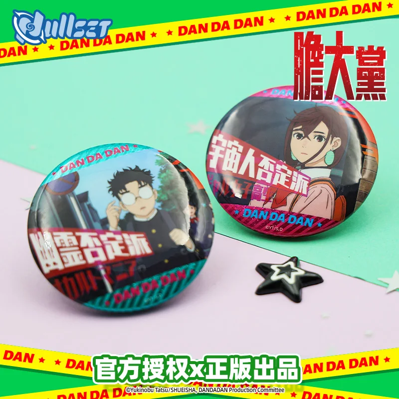 Echte Nullset JP Anime DANDADAN Badge TV Serie Decoratie Ayase Momo Okarun Turbo Oma Aira Jiji Seiko Collectie Speelgoed Geschenken
