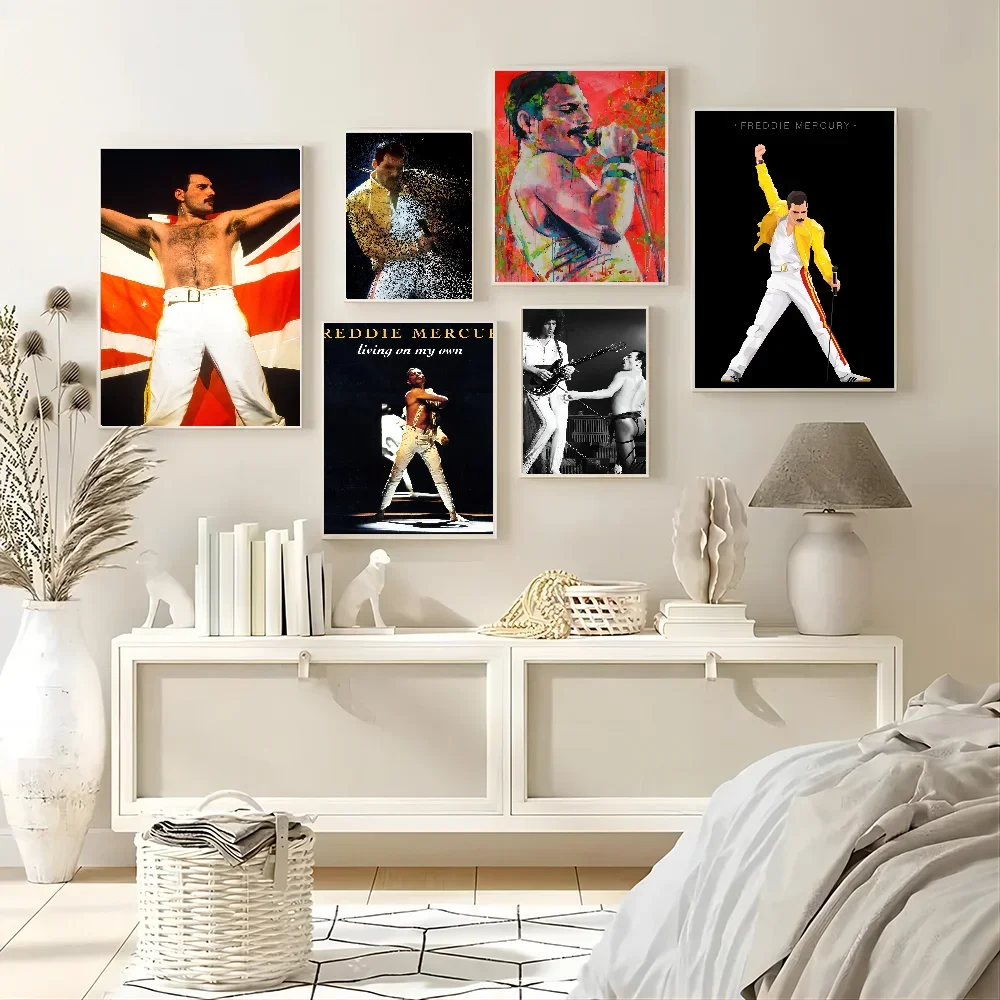 1PC Queen Freddi Mercury Posmia madly Poster Paper Print Home Living Room Bedroom Entrance Bar Restaurant Cafe Art